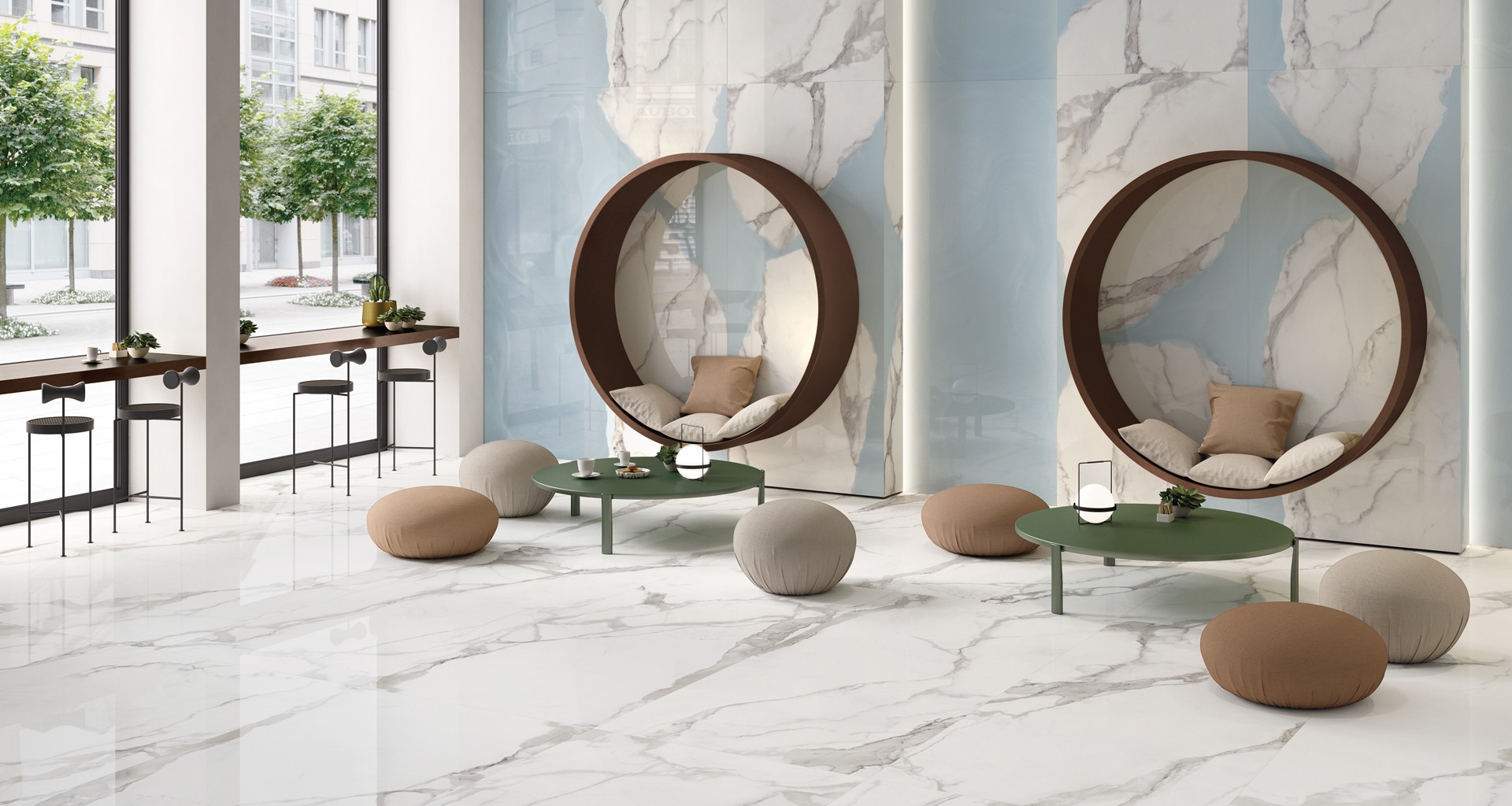Valentina Polished Marble Indoor Tiles - SNB Stone Australia